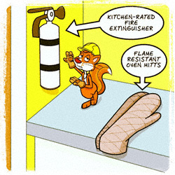 Kitchen Rated Fire Extinguisher