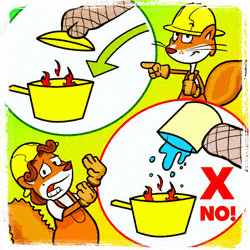 If your pot catches fire