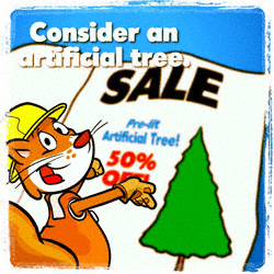 Consider artificial tree